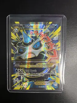 M Glalie EX 156/162 Breakthrough Full Art Holo Mega Ice Pokemon Card - Image 1