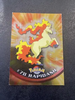 Pokemon Card #78 2000 Topps Tv Rapidash Holo Foil - Image 1