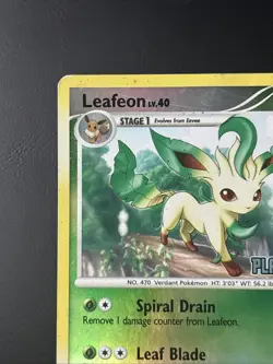 PokÃ©mon TCG Leafeon 24/100 Reverse Holo Majestic Dawn Platinum Stamped Card LP - Image 2