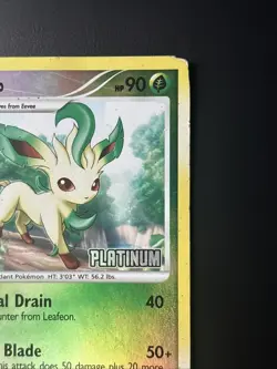PokÃ©mon TCG Leafeon 24/100 Reverse Holo Majestic Dawn Platinum Stamped Card LP - Image 3