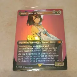 Yuna, Hope of Spira Borderless FOIL Final Fantasy MTG MINT 🔥 - Image 1