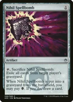Nihil Spellbomb Masters 25 Light Play MTG Magic DNA GAMES - Image 1