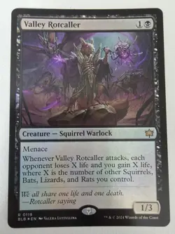 Valley Rotcaller R Bloomburrow 119 NM FOIL - Image 1