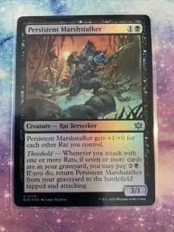 Persistent Marshstalker Bloomburrow Foil #104 - Image 1