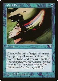 Mind Bend Uncommon Mirage Magic: The Gathering Lightly Played - Image 1