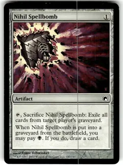 Nihil Spellbomb Scars of Mirrodin Regular MTG LP - Image 1