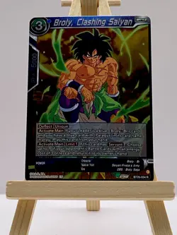 Dragon Ball Super CCG Broly, Clashing Saiyan BT26-054 Rare Foil Anime Card - Image 1