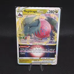Regidrago VSTAR world championship 2024 Pokemon Card Gold Foil Signature - Image 1