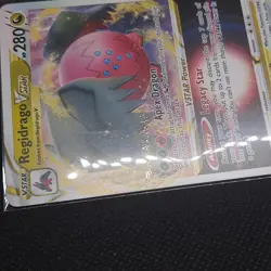 Regidrago VSTAR world championship 2024 Pokemon Card Gold Foil Signature - Image 3