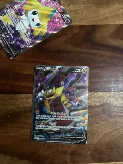 Pokemon TCG Giratina v 185/196 Lost Origin 2022 Full Art Holo Rare Card - Image 1