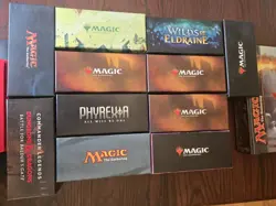 11 MTG Empty Bundle Boxes And 4 Binders. Mtg/Tcg Card Storage - Image 2