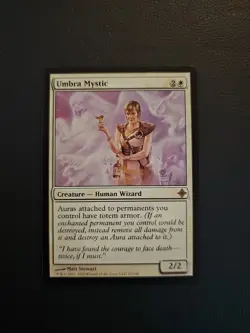 Magic: The Gathering Umbra Mystic 052/248 Rise of the Eldrazi Rare Card - Image 1
