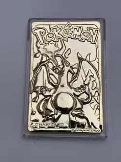 Pokemon 23kt Gold-plated Card W. COA Burger King Red Box Charizard JUST Unsealed - Image 5