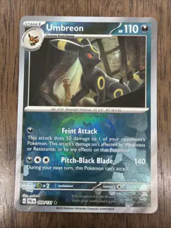 Umbreon (Master Ball Pattern) 059/131 Pokemon Prismatic Evolutions - Image 1