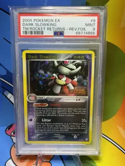Pokemon TCG - Slowking - Team Rocket Returns Reverse Holo Stamped - PSA 9 - Image 1