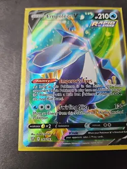 EMPOLEON V 145/163 POKEMON BATTLE STYLES FULL ART Rapid Strike - Image 3