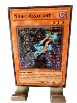 Night Assailant AST-080 Ancient Sanctuary Yu-Gi-Oh Unlimited LP TCG Card - Image 1