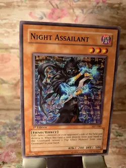 Night Assailant AST-080 Ancient Sanctuary Yu-Gi-Oh Unlimited LP TCG Card - Image 3