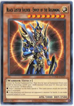 Yugioh - Black Luster Soldier - Envoy of the Beginning TOCH-EN029 Unlimited - To - Image 1