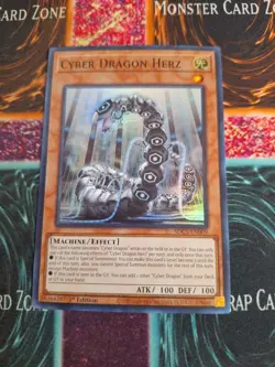 Yu-Gi-Oh! Cyber Dragon Herz SDCS-EN009 Super Rare 1st Edition Near Mint a1/ - Image 1