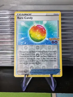 069/078 Rare Candy Reverse Holo Trainer Pokemon GO Pokemon TCG Card 2022 SWSH - Image 1