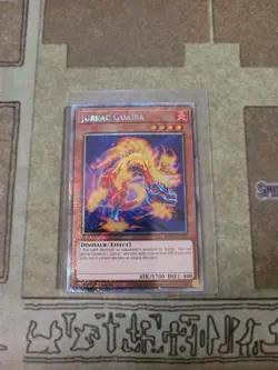 YUGIOH JURRAC GUAIBA RA03-EN242 PLATINUM RARE 1ST ED NM - Image 1
