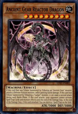 Yu-Gi-Oh! Ancient Gear Reactor Dragon Common LDS1-EN082 - Image 1