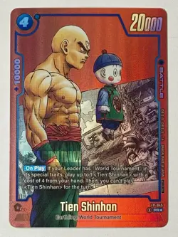 Tien Shinhan FP-045 Limited Pack Red MANGA Version 01 Promo Dragon Ball Fusion - Image 1