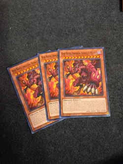 YUGIOH x3 BLZD-EN004 RED NOVA DRAGON/ASSAULT MODE - COMMON 1st EDITION - Image 1