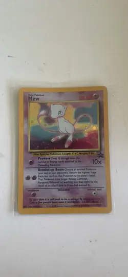 Mew 9 Holo Rare 1999 WOTC Pokemon TCG Card English 50 HP - Image 1