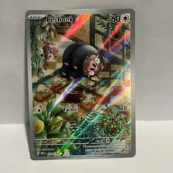 Lechonk Pokemon TCG Sv03: Obsidian Flames Holo Illustration Rare Card 209/197 - Image 1