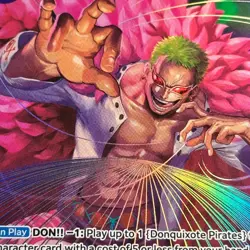 ONE PIECE CCG card: Donquixote Doflamingo DON!! card, regular finish, English - Image 4