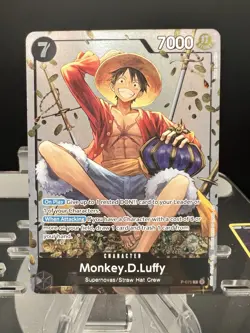 P-075 Monkey.D.Luffy Promo Card TS-02 Tin Set 02 ENGLISH - Image 2