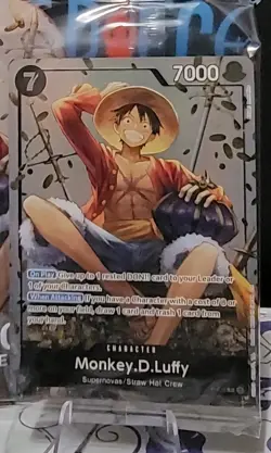 P-075 Monkey.D.Luffy Promo Card TS-02 Tin Set 02 ENGLISH SEALED Promo - Image 1