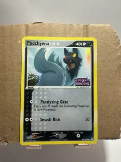 Pokemon Poochyena EX Holon Phantoms 80/110 Reverse Holo Card 2006 - Image 1