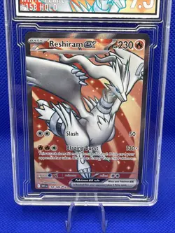 Pokemon Reshiram EX Special Illustration White Flare TCG Card 158/086 Graded 9.5 - Image 3