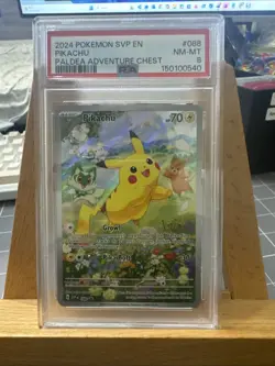 Pikachu 088 Sv: Scarlet & Violet Promo Cards Holo PSA 8 - Image 1