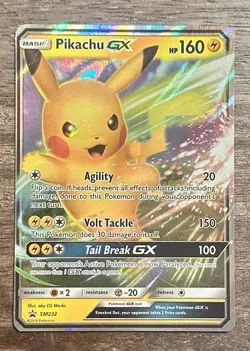 Pokemon Card Promo #SM232 - PIKACHU GX (holo-foil) - Image 1