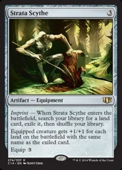 1x Strata Scythe Moderate Play MTG Magic - Kid Icarus - - Image 1