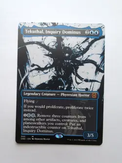 MTG Tekuthal, Inquiry Dominus ONE Phyrexia: All Will Be One Showcase Regular 302 - Image 1