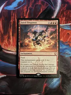 Wizards of the Coast MTG Fated Firepower TLA Enchantment Flash EN 0132 2025 Red - Image 1
