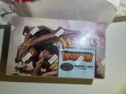 Magic The Gathering Invasion Booster Box Sealed W/ Orig Receipt & Bag 2000 MTG 742818061209 - Image 2