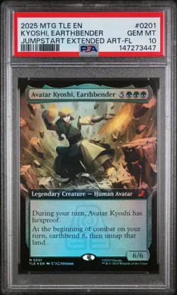 AVATAR: THE LAST AIRBENDER ETERNAL KYOSHI, EARTHBENDER PSA 10 GEM MINT POP 3 - Image 1