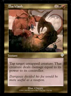 Backlash LP Light Play Invasion MTG [10281] - Image 1