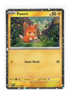 Pawmi (Cosmo Foil) 074/193 Promo Holo Pokemon TCG Promo Card NM - Image 1