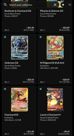 Pokemon Card Lot 6x Hits, Charizard EX V, Pikachu Tag Team, Umbreon GX - NM/M - Image 2