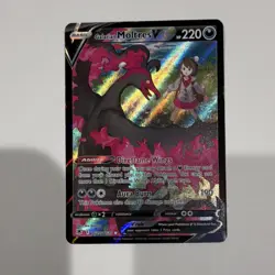 Pokemon TCG Galarian Moltres V TG20/30 Full Art Ultra Rare Holo Astral Radiance - Image 2