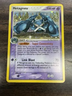 Pokemon Holo Rare Card - Metagross 11/107 (Ex Deoxy's) NM - Image 1