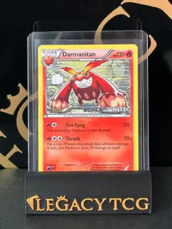 Pokemon TCG Darmanitan 25/114 STAFF Promo Black White Base Light Play - Image 1