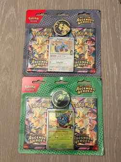 Pokemon TCG Ascended Heroes 2-Pack Blisters - Erika and Larry - Set of 2 SEALED - Image 1